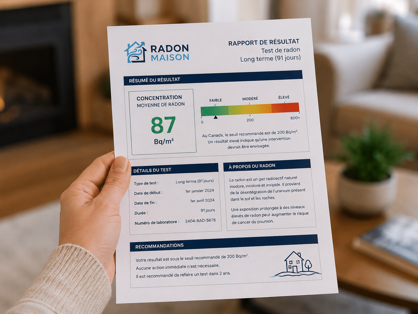 Rapport de résultat des tests.